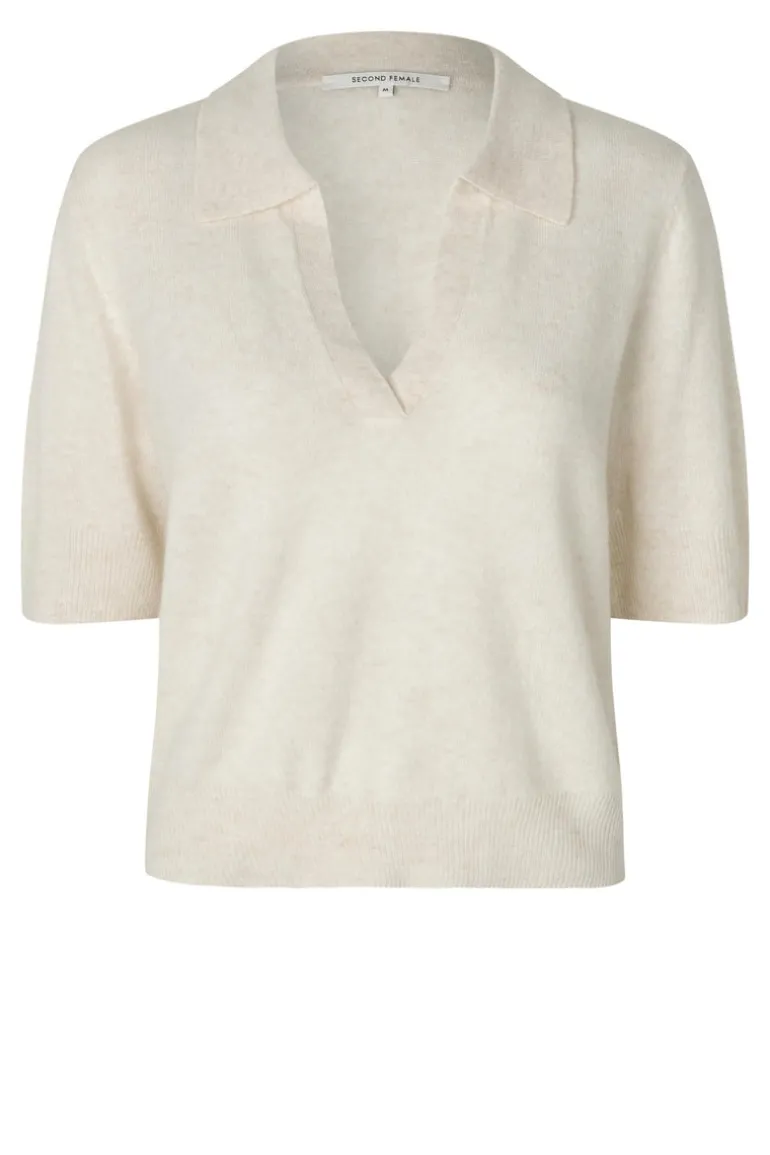 Vilena Knit Ss White Alyssum