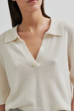 Vilena Knit Ss White Alyssum