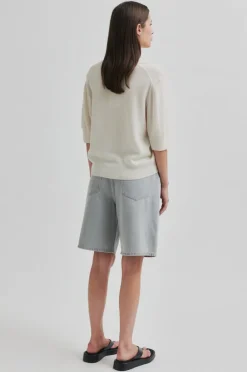 Vilena Knit Ss White Alyssum
