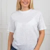 Vilja Linen Ss Tee Bright White