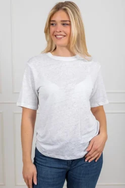 Vilja Linen Ss Tee Bright White
