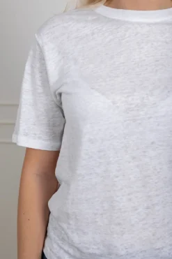 Vilja Linen Ss Tee Bright White
