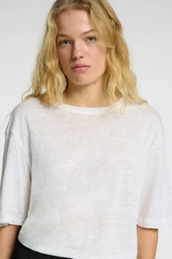 Vilja Linen Ss Tee Bright White