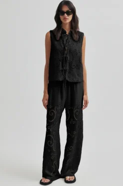 Vilma Trousers Black