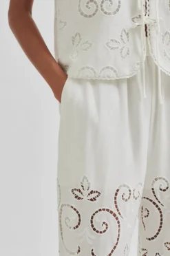 Vilma Trousers White