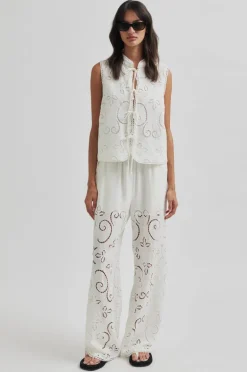 Vilma Trousers White