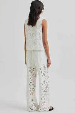 Vilma Trousers White