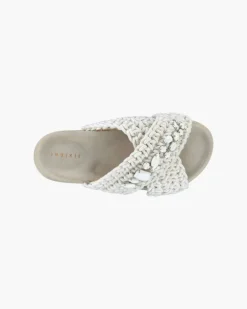 Woven Stones Ivory White