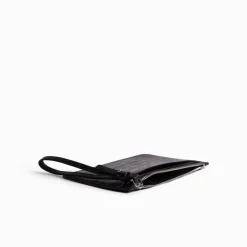 Wrist Wallet Croco Black