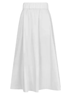 Yara Poplin Skirt White