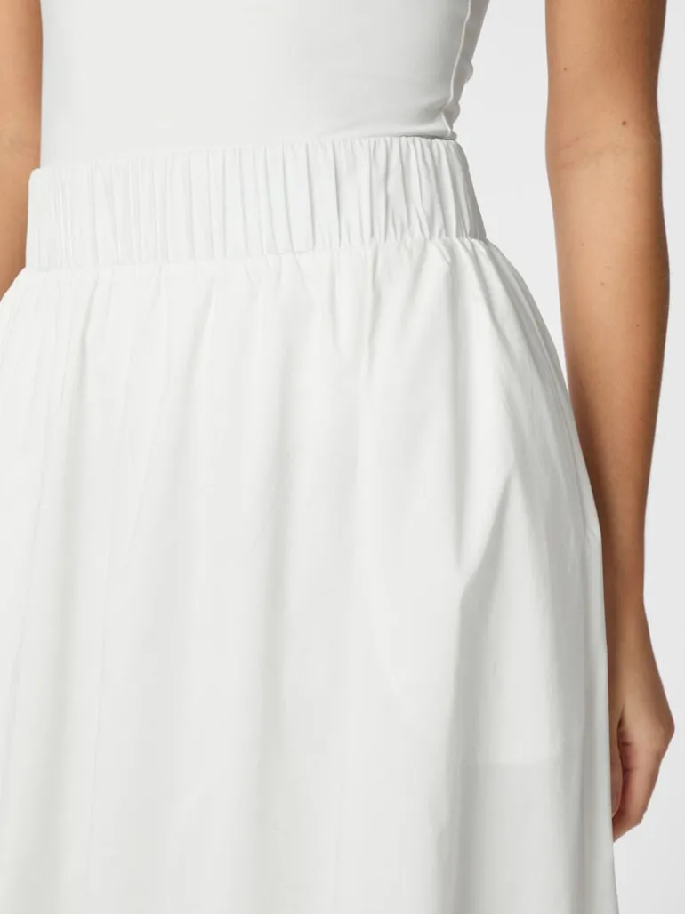 Yara Poplin Skirt White