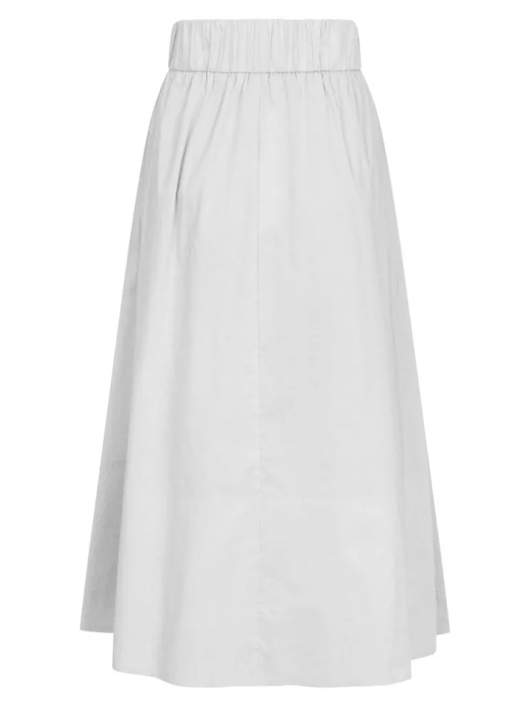 Yara Poplin Skirt White