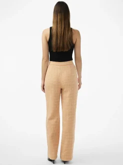 Yasbuca Hmw Bouclé Pant Birch Mock Orange And Potpourri