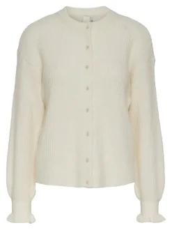 Yascuddie Ls Knit Cardigan Birch