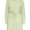 Yasholi Ls Belt Dress Quiet Green