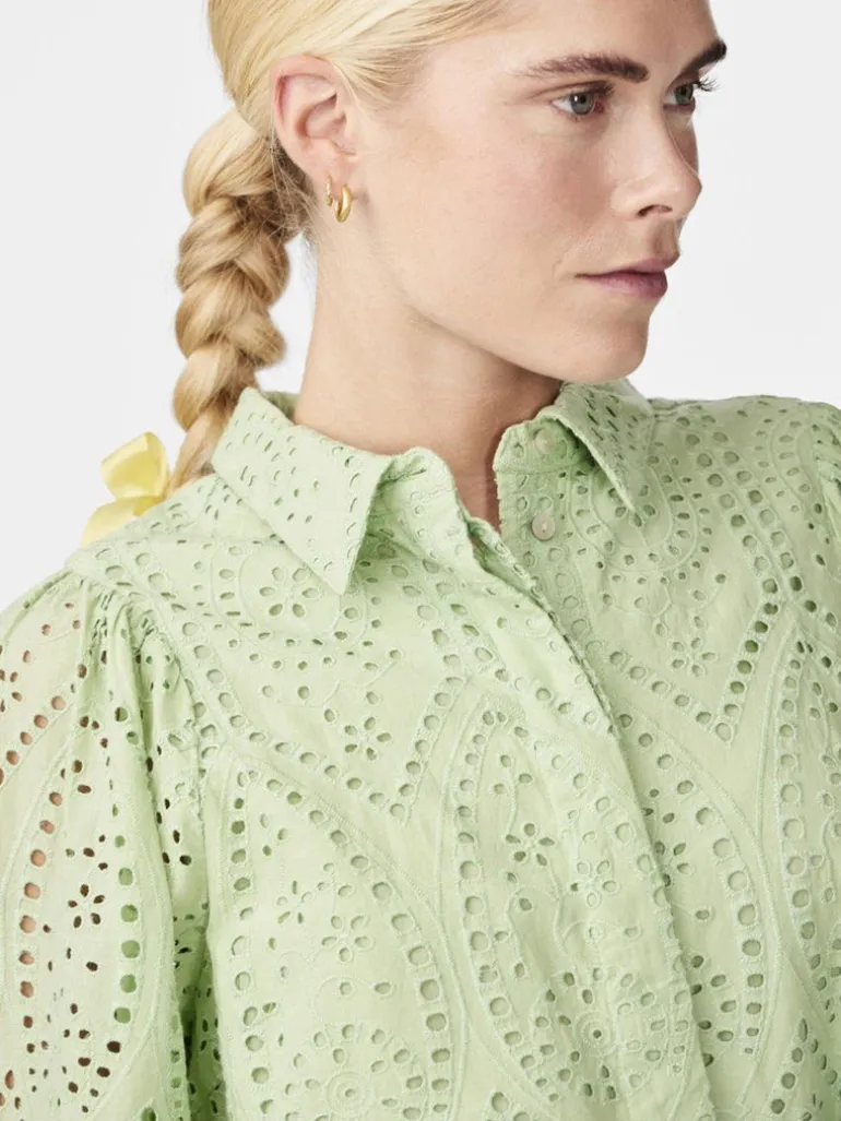 Yasholi Ls Belt Dress Quiet Green