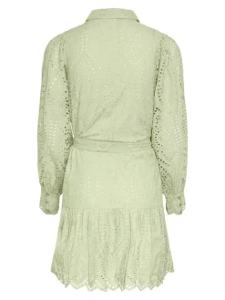 Yasholi Ls Belt Dress Quiet Green