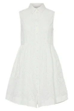 Yasholi Sl Shirt Dress Star White
