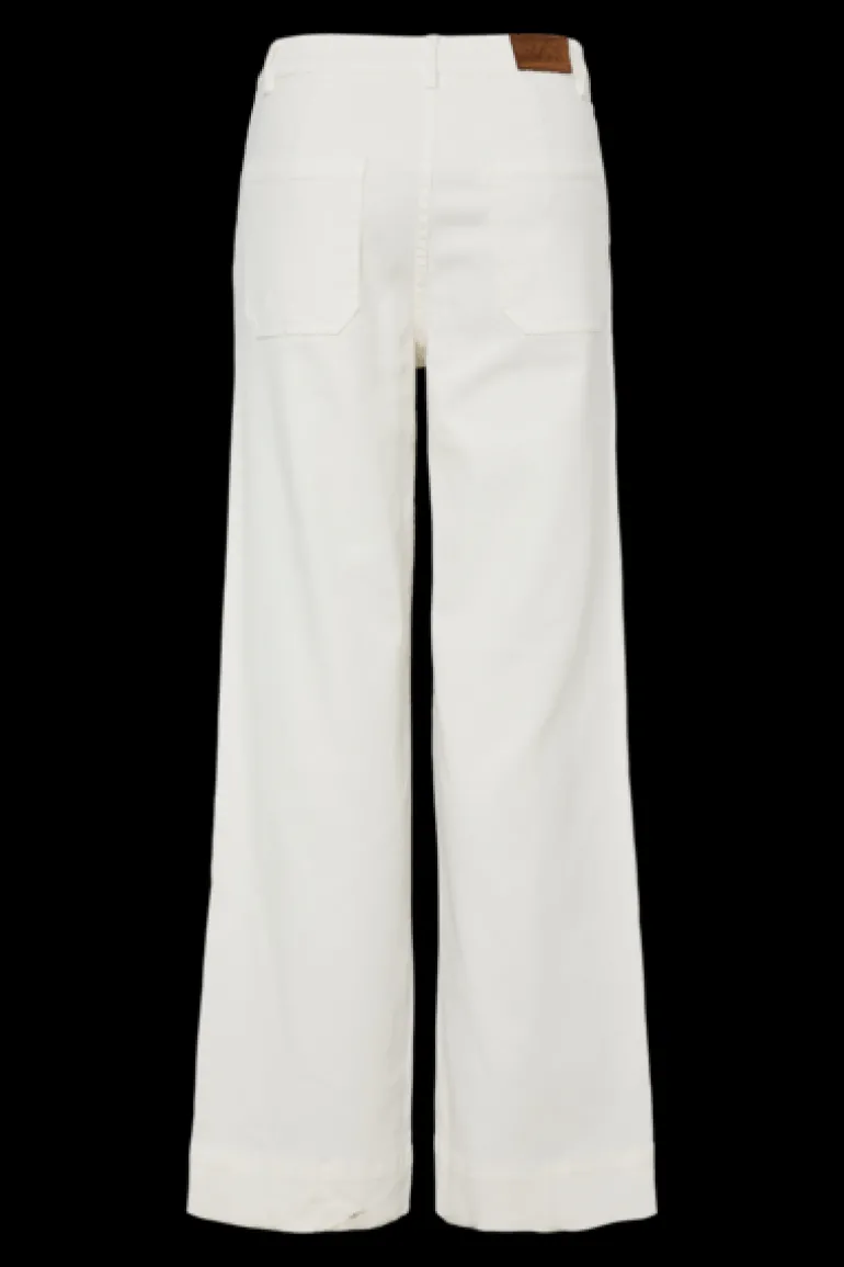 Yasjenka Hw Flared Jeans Solid Star White