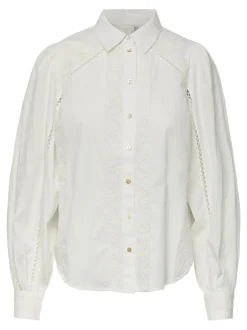 Yaskenora Ls Shirt Star White