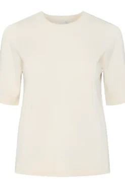Yaslena Ss Knit Pullover Birch