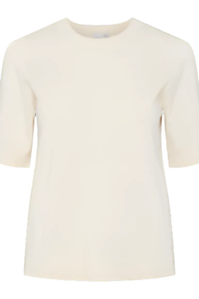 Yaslena Ss Knit Pullover Birch