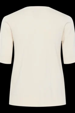 Yaslena Ss Knit Pullover Birch