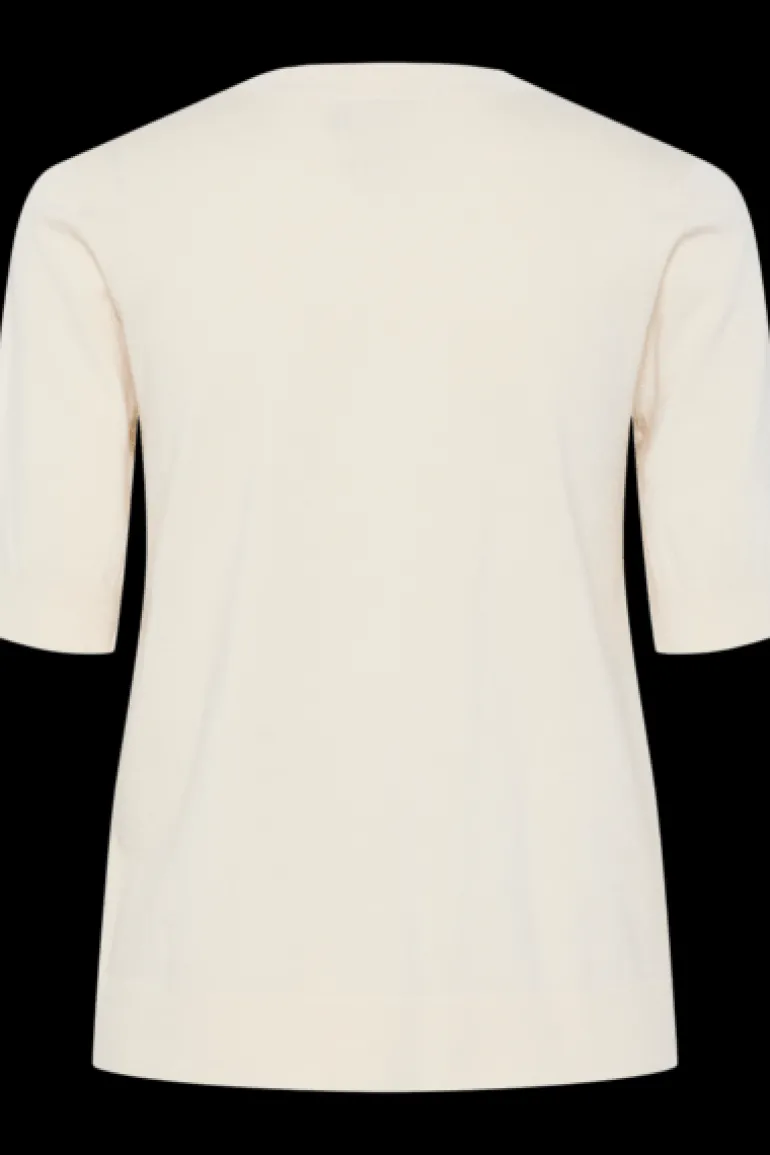 Yaslena Ss Knit Pullover Birch