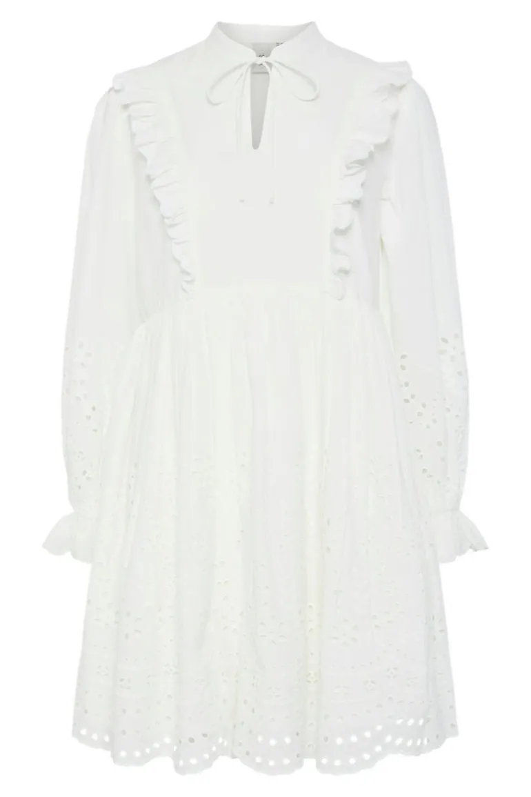 Yasluma Ls Dress Star White