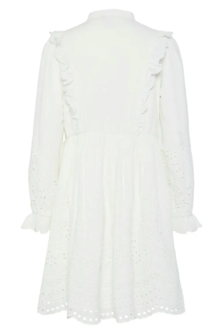 Yasluma Ls Dress Star White