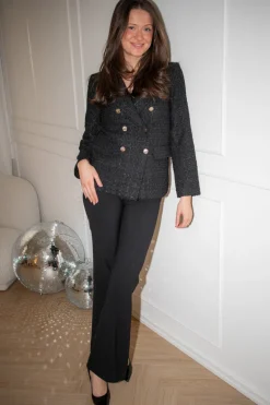 Yasmalea Ls Blazer Black
