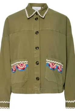 Yasmirra Embroidered Jacket Capulet Olive