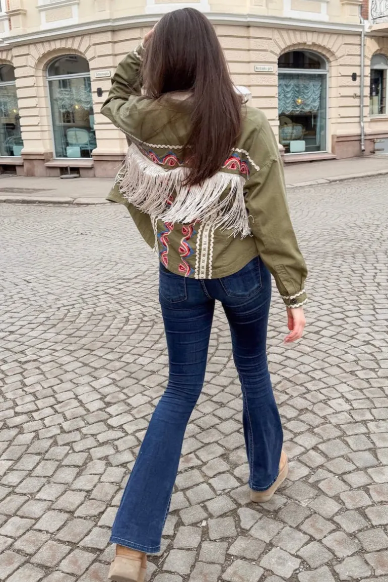 Yasmirra Embroidered Jacket Capulet Olive