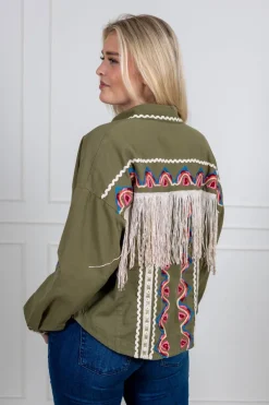 Yasmirra Embroidered Jacket Capulet Olive