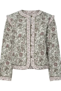 Yaspaula Ls Padded Jacket Star White Paula Print