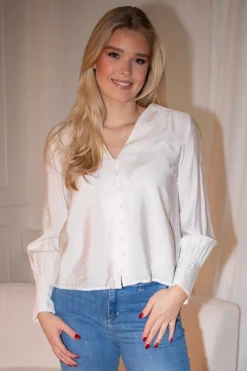 Yaspil Ls Shirt Star White