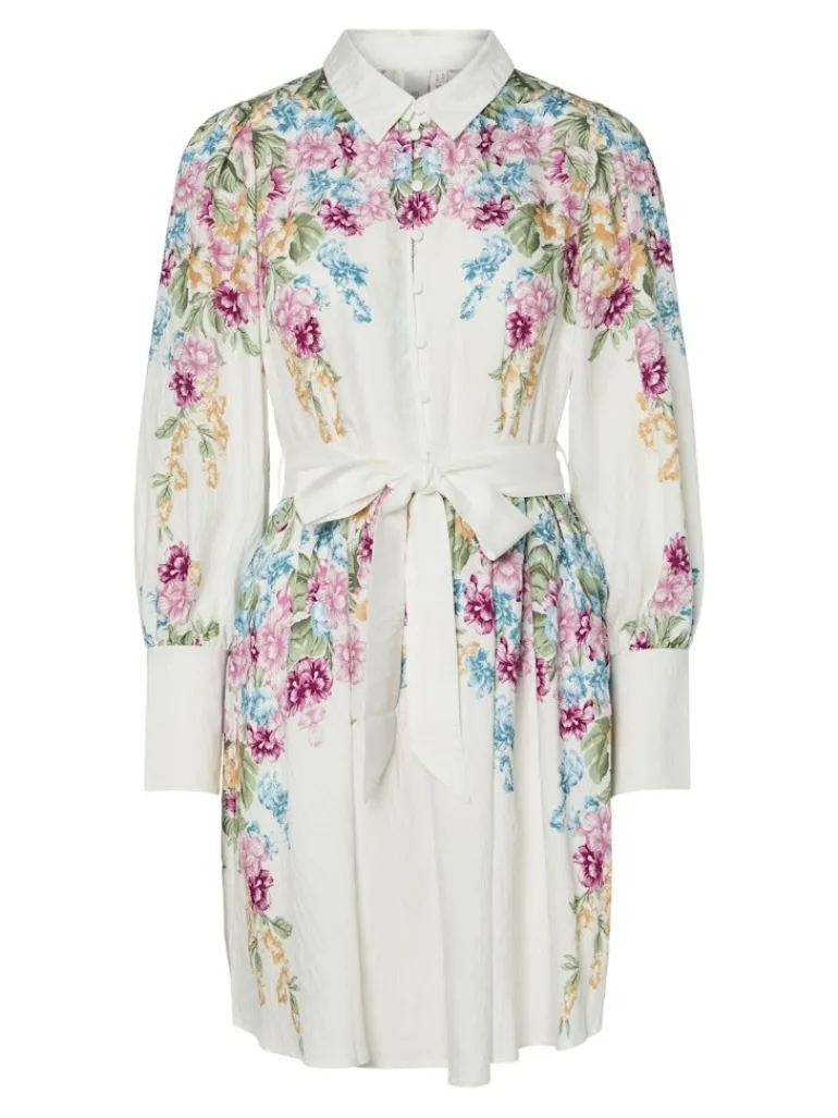 Yasrosie Ls Dress Birch Rosie Print