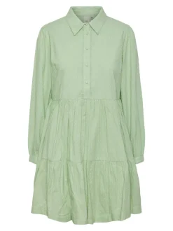 Yastia Ls Dress Quiet Green