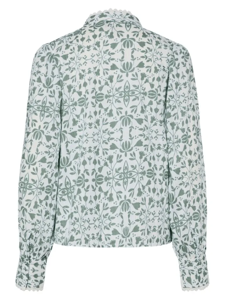 Yasvips Ls Shirt Iceberg Green Vips Print