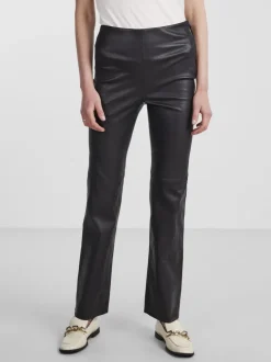 Yaszellu Bootcut Leather Pant Black