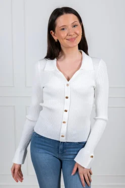 Ylvie Knit Blouse Off White