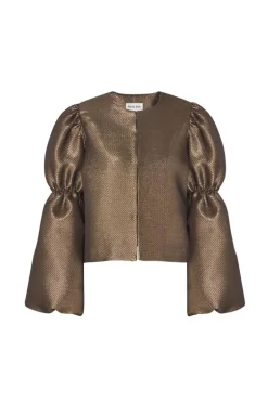 Zoey Blouse Gold Metallic